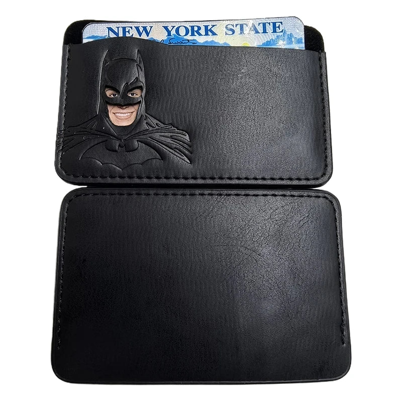 Leather Bat ID Holder
